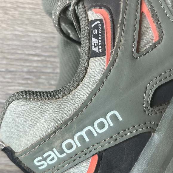 Salomon Eclipse 3 CS Hiking Shoes Waterproof Sage Green Womens‎ 6.5 UK 5 EU 38 - Picture 3 of 9